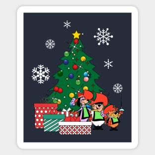 Yippee Yappee And Yahooey Around The Christmas Tree Sticker